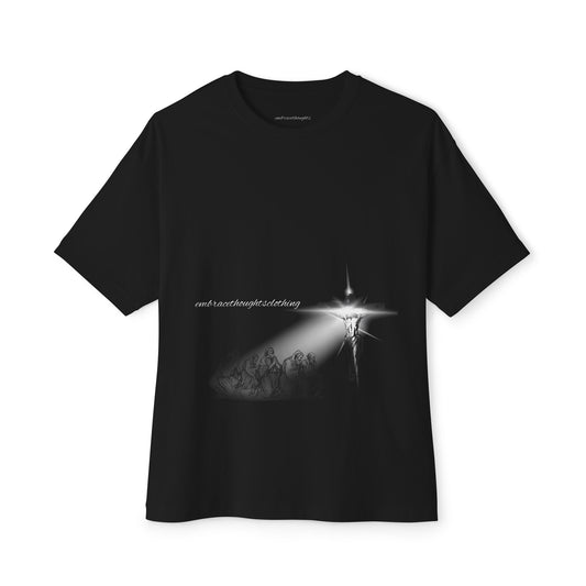Oversized Boxy Jesus Shine Tee
